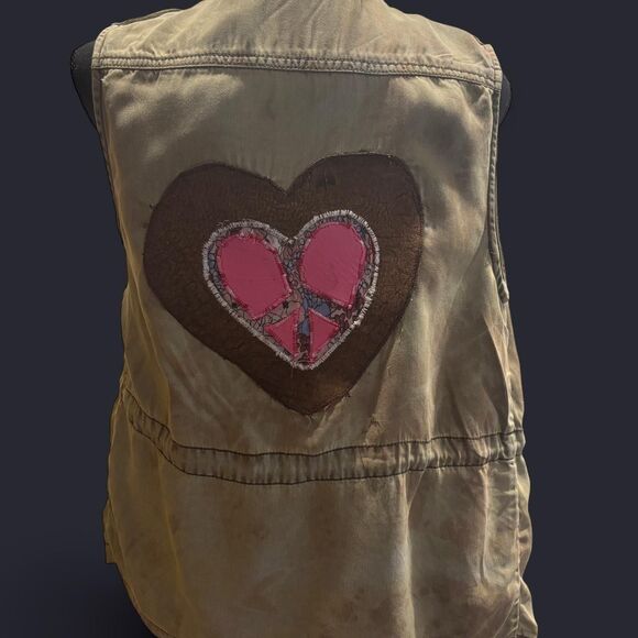 Max-studio uopcycled boho Women's vest L - Picture 4 of 8